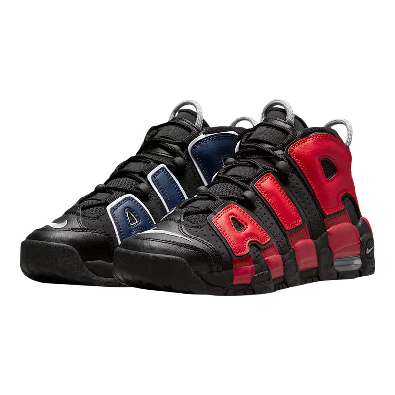 NIKE耐克男大童AIR MORE UPTEMPO鸳鸯运动缓震篮球鞋DM0017-001