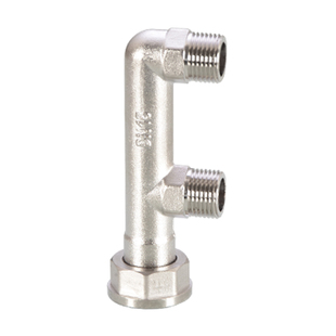 天然气表专用转换接头M30转4分外丝燃气管道活接管件黄铜三通配件