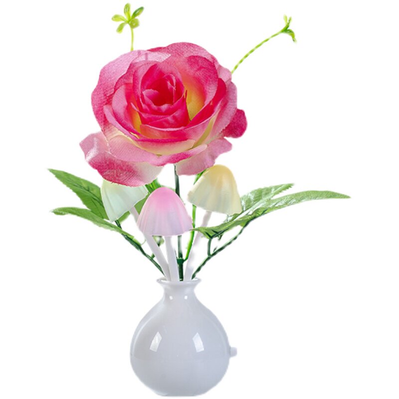 diy花瓶七彩感应手工小夜灯