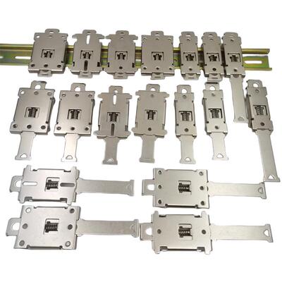 导轨卡扣固态继电器安装支架