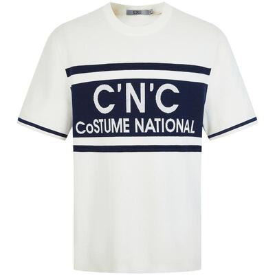 CNC男装24春新款提花短袖针织衫