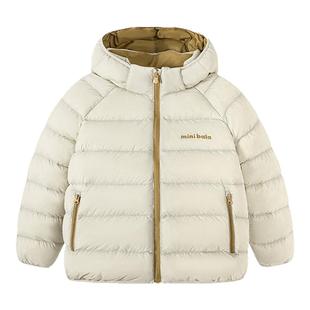 迷你巴拉巴拉男女童羽绒服2025冬装新款中大儿童加厚保暖三防外套