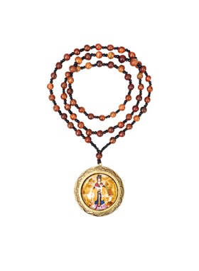 泰山老奶奶吊坠空心可打开