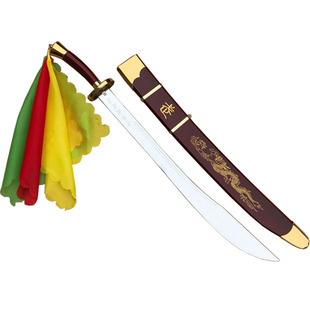 太极刀武术刀软刀响刀半硬高档龙泉成人晨练刀袋未开刃