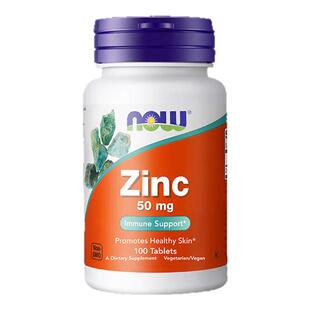 美国诺奥NOW锌片补充剂zinc葡萄糖酸锌元素男士备活力孕支持免疫
