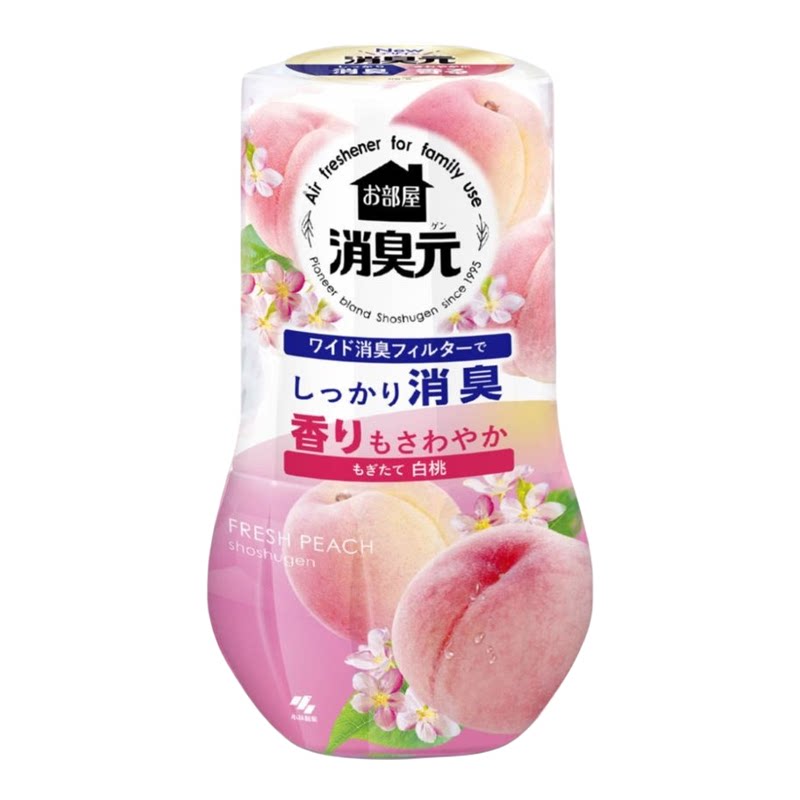 小林制药 房屋清新剂消臭元400毫升白桃香味空气净化清新持久芳香