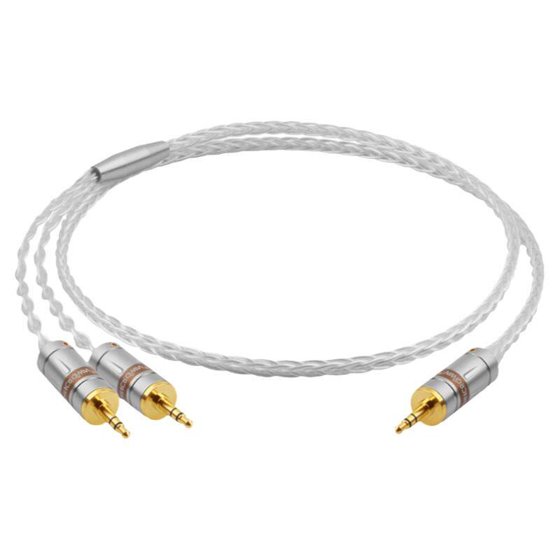 琴冠QINCROWN3.5一分二音频线