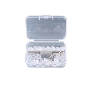 超软硅胶近视眼镜鼻托卡扣式防滑减压痕塞入卡口鼻垫叶太阳镜配件