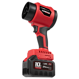 暴力风扇大功率吹风机工业强力鼓风机涡轮锂电除尘吹水吹雪暴风机