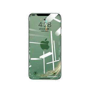 新款适用苹果15Promax钢化膜高清iPhone14手机膜听筒防尘13康宁全屏覆盖无黑边弧度防窥16pro贴膜无尘舱防摔