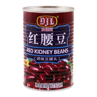 东佳利红腰豆罐头半成品商用大粒装即食大红芸豆烘焙沙拉西餐配料