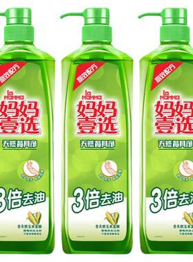 妈妈壹选蔬果餐具用洗洁精800g