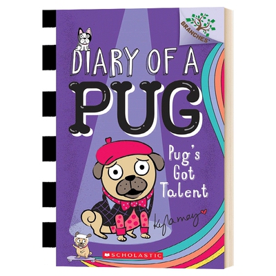 华研原版 狗狗日记4 英文原版 Diary of a Pug 4 Pugs Got Talent  哈马狗4 学乐大树系列 儿童初级章节书桥梁书进口英语书籍