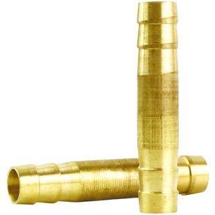 气管对接头全铜直通气焊气割皮管对接宝塔接头9mm 氧气乙炔管接头