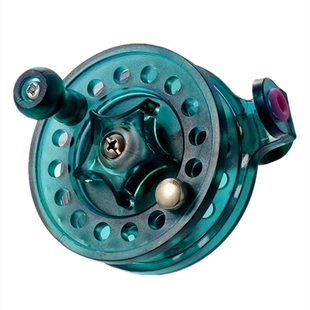 溪流前打轮塑料筏竿鱼线轮手竿改装矶竿轮小渔轮冰钓轮带泄力特价