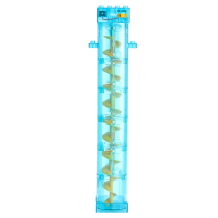 费乐大颗粒积木滑道轨道可增高电机手动电动升降螺旋电梯楼梯玩具