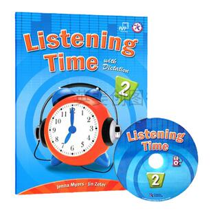 小学英语听力训练专项教材 Listening Time1 2 3级别学生用书Student Book with Dictation少儿英语听力训练教材Compass出版含app