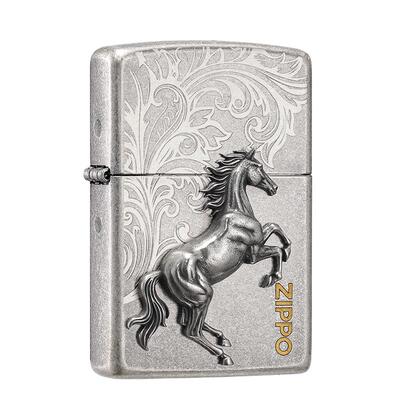 zippo打火机正版铁马金戈