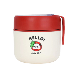 燕麦杯牛奶早餐杯便携粥杯汤壶汤杯豆浆杯带盖带勺水杯YD保温双层