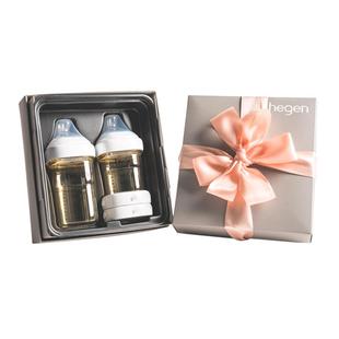 【自营】Hegen新生婴儿大小多功能奶瓶礼盒装PPSU150毫升+240毫升