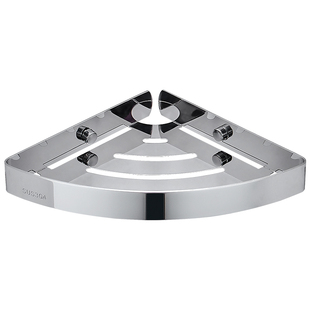 加厚小号三角架 浴室转角置物架304不锈钢洗澡间卫浴三角篮免打孔