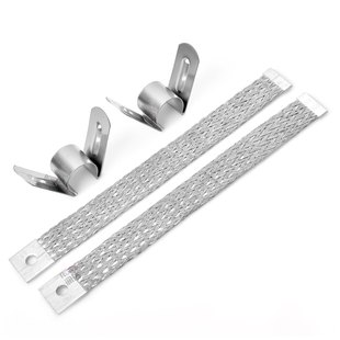 硅碳棒夹具接头铝连接片蝴蝶M夹卡具导电带C型夹子