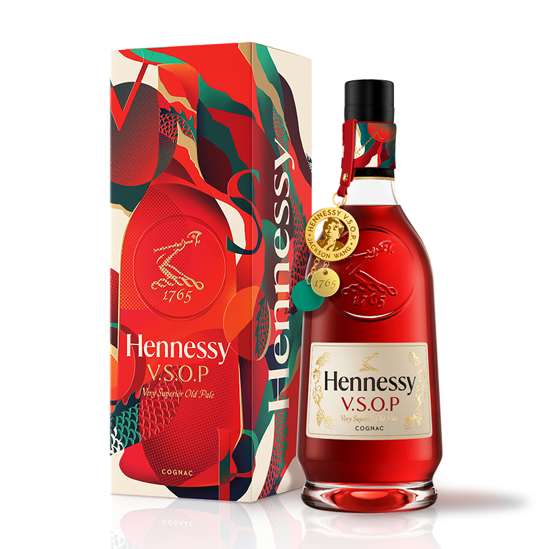 【王嘉尔吊坠】轩尼诗VSOP2024中秋限量版礼盒700ml 进口洋酒正品