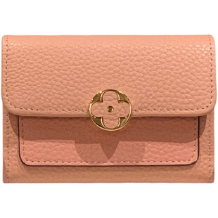 卡包女小巧精致高档黄色招财真皮网红高端卡夹小众2025新款多卡位