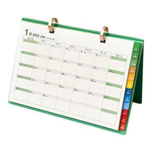 周计划效率本日历2026年简约记事本便携双环扣时尚笔记本台历摆件