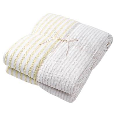 MUJI棉泡泡纱薄被 被子化纤被春秋被被芯夏凉被空调被四季通用