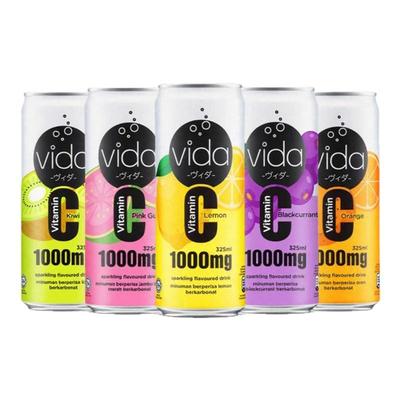 进口唯娜特vida气泡水vc饮料果味