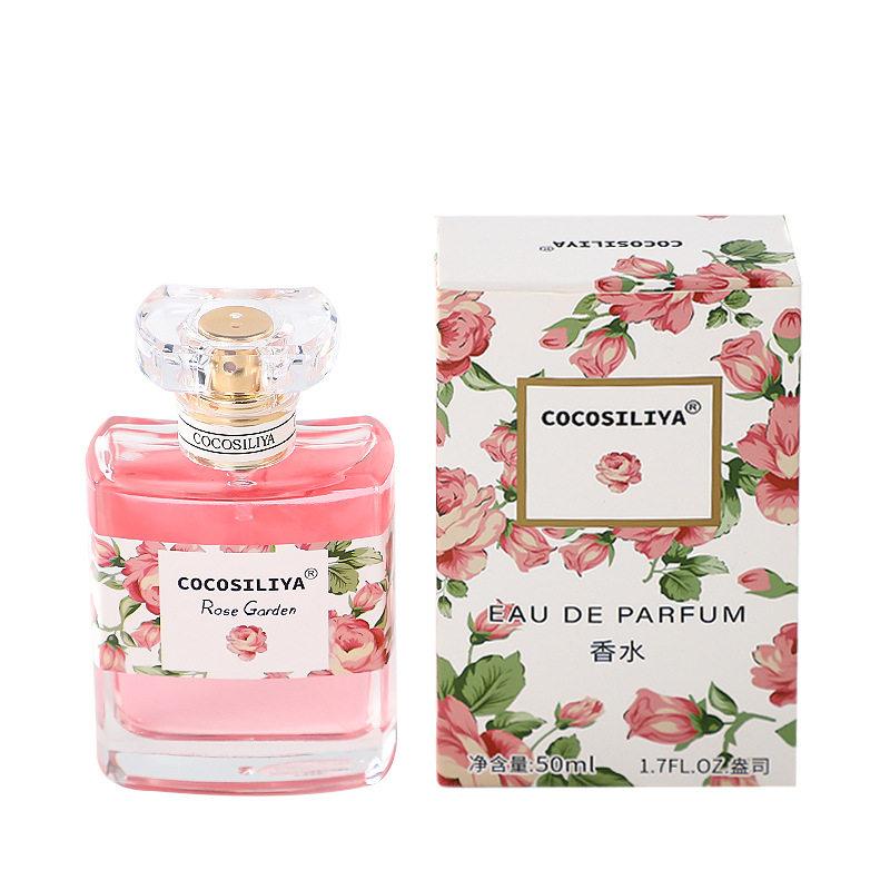 COCOSILIYA香水女士花香桂花玫瑰薰衣草栀子花淡香清新50ml香水