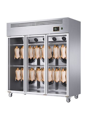 晾鸭柜商用风干晾胚柜乳鸽烧腊烧鸭烤鸭吹干烘干机冷藏柜保鲜冷藏