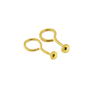 金店买不到的纯金耳钉光面圆球豆豆小耳骨钉经典迷你气质简约耳环