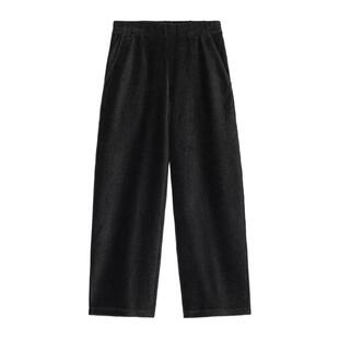 【新品】素然 ZUCZUG 4M36 26春女士细腻条绒针织布阔系松锥裤