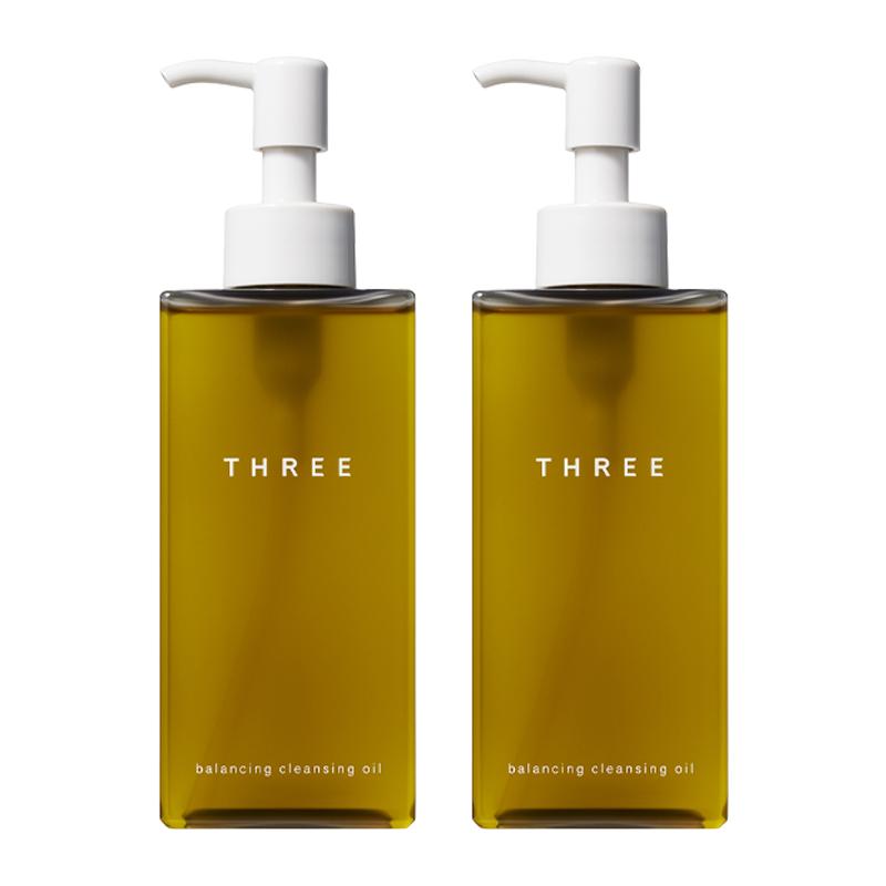 【自營】THREE平衡小三卸妝油185ml*2瓶深層清潔易乳化有機溫和