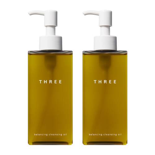【自营】THREE平衡小三卸妆油185ml*2瓶深层清洁易乳化有机温和