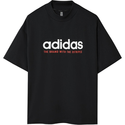 Adidas/阿迪达斯正品2025男士圆领运动休闲日常透气短袖KG8942