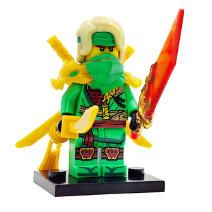 19季下幻影忍者龙肩甲显影剑劳埃德凯耳机索拉吴大师全套积木人仔