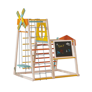 喜罕儿童攀爬架室内滑滑梯组合秋千体能感统训练器材消耗体力玩具