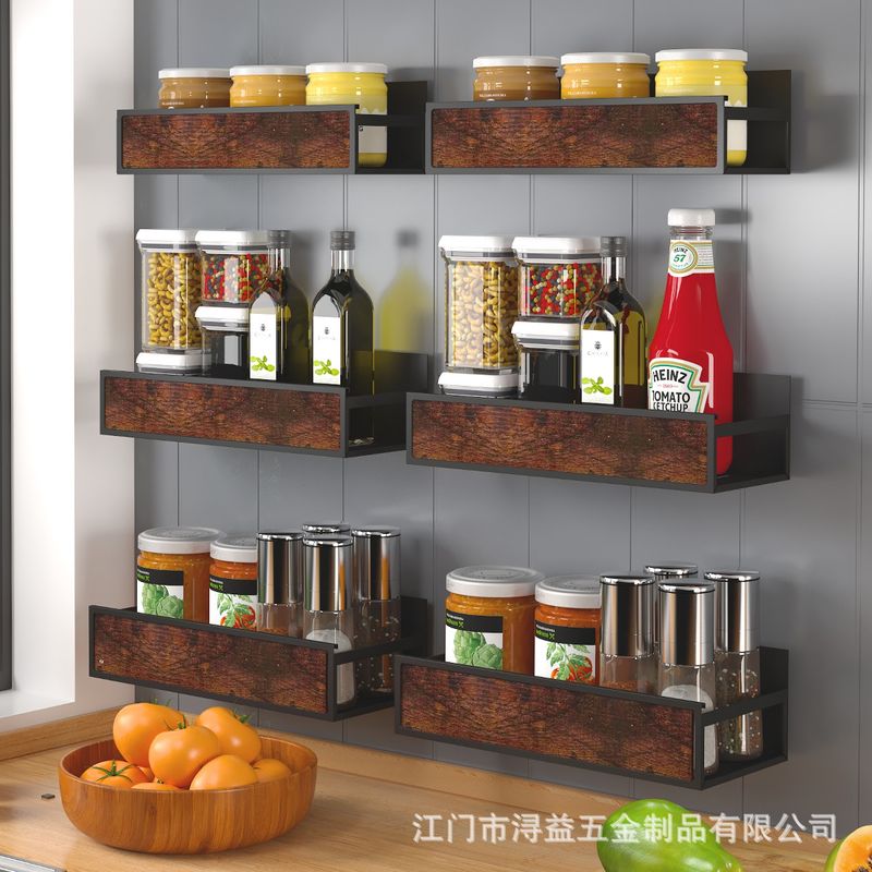 源头工厂厨房置物架亚克力冰箱架侧挂多层磁吸免打孔调料收纳架