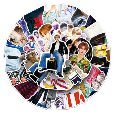 贴纸鹿晗防水装饰重复使用加厚