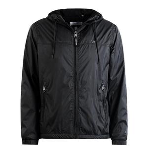 calvin klein卡尔文克莱恩ck外套男士连帽薄绒软壳夹克男装冲锋衣