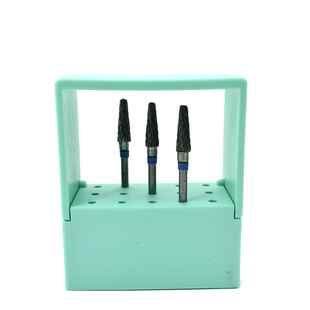 牙科材料塑料磨头架加高15孔低速车针架消毒盒车针盒口腔设备工具