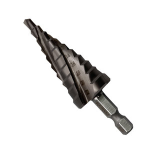 沃一含钴高硬度宝塔型钻头铁板不锈钢304专用开孔扩孔器阶梯钻头