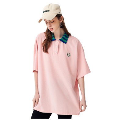 a02潮流百搭撞色短袖显瘦polo衫