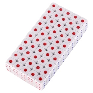 色子骰子粒筛子数字色粒塑料骰子KTV酒吧大排档喝酒骰子100粒/包