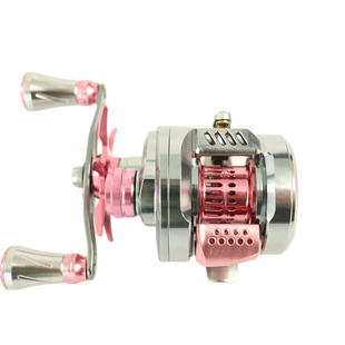 高徒DK100微物泛用远投全金属机加工CNC鼓轮 6.8速比鼓轮雕花款