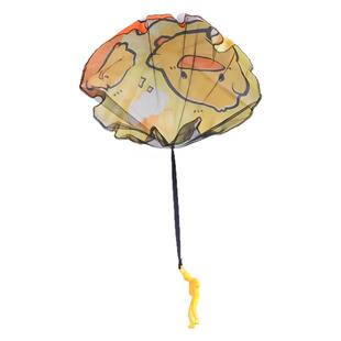 儿童小黄鸭手抛降落伞户外运动玩具幼儿园吃鸡空投户外游戏小道具