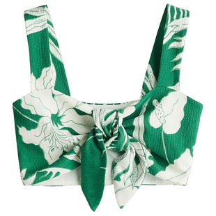 HM背心吊带205春季新款时尚女装系带短上衣1298287